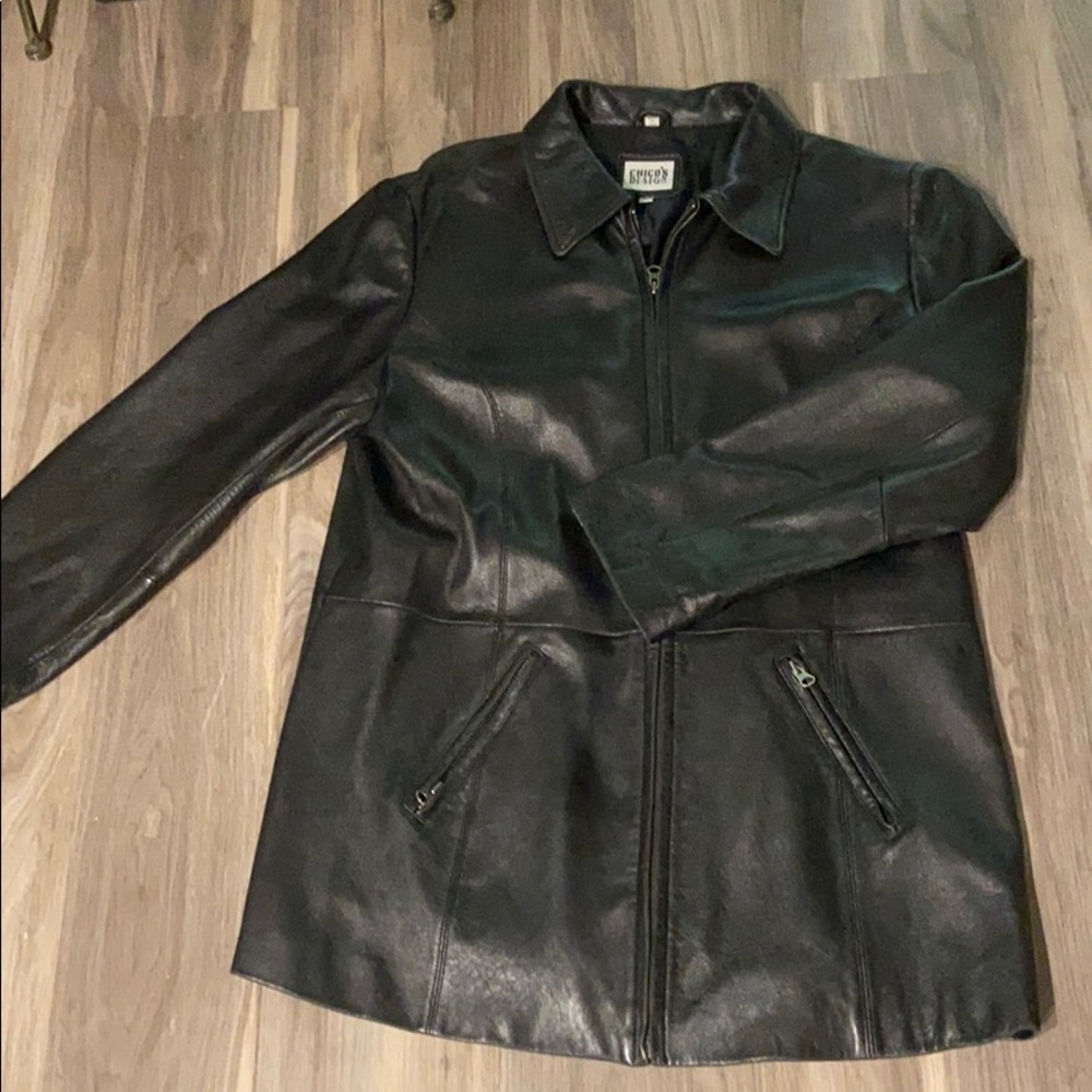 Chico’s Leather Jacket
